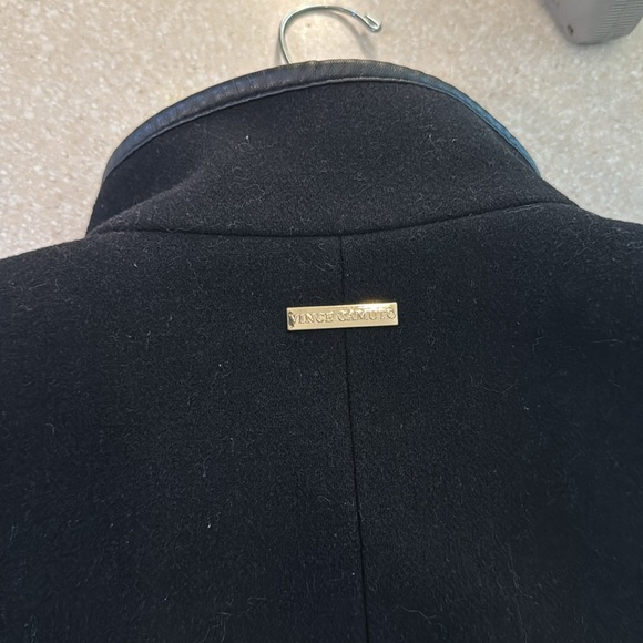 Vince Camputo Wool Black Coat Womens XL - Picture 7 of 14